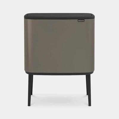 Brabantia Bo Touch Bin Afvalemmer - 36 liter - kunststof binnenemmer - platinum 315787