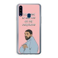 Hotline bling: Samsung Galaxy A20s Transparant Hoesje