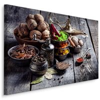 Schilderij - Specerijen en noten, multi-gekleurd, 4 maten, premium print - thumbnail