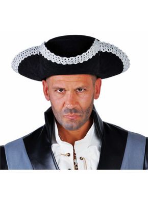 3-spits zwart zilver