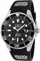 Horlogeband Invicta 12558 Silicoon Zwart 18mm - thumbnail