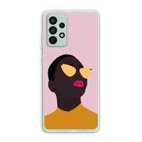 Yellow glasses: Samsung Galaxy A52s 5G Transparant Hoesje Yellow glasses: Samsung Galaxy A52s 5G Transparant Hoesje