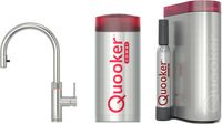 Quooker Flex met COMBI+ boiler en CUBE reservoir 5-in-1 kokend water kraan RVS - thumbnail