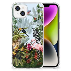 Case Anti-shock voor iPhone 14 Jungle