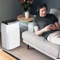 Mobiele Airconditioning 120 m³ (40 m²) 14000 BTU Verwarming Koelen Ventileren Ontvochtigen Airconditioning & Afstandsbediening