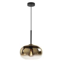 Hanglamp Bellini plat goud-helder 1 lichts