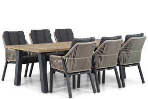 Lifestyle Verona/Glasgow 240 cm dining tuinset 7-delig