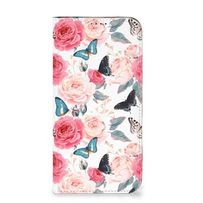 iPhone 16 Plus Smart Cover Butterfly Roses