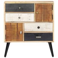 The Living Store Dressoir 70x30x78 cm massief mangohout - Keukenkast - thumbnail