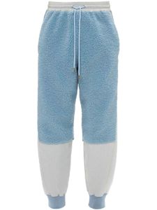 JW Anderson pantalon de jogging à design bicolore - Bleu