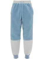 JW Anderson pantalon de jogging à design bicolore - Bleu - thumbnail