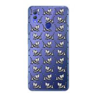 Zwarte poes: Honor Note 10 Transparant Hoesje
