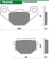 Newfren rembokset fd0165 sv, sport - thumbnail