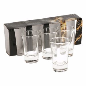 20x stuks shotglaasjes 5 cl - borrel glaasjes voor drankspelletjes