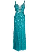 Jenny Packham robe longue Alana à sequins - Bleu - thumbnail