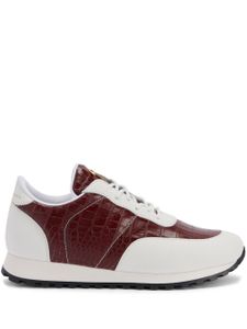 Giuseppe Zanotti baskets Jimi Running en cuir - Marron