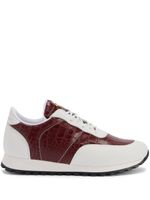 Giuseppe Zanotti baskets Jimi Running en cuir - Marron - thumbnail