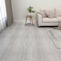 VidaXL Vloerplanken 20 st zelfklevend 1,86 m² pvc grijs