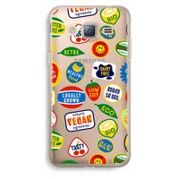 Fruitsticker: Samsung Galaxy J3 (2016) Transparant Hoesje