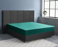 Primaviera Deluxe Satijnen Hoeslaken Donker Groen 180 x 210 cm