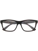 Gucci Eyewear lunettes de vue à monture rectangulaire - Marron - thumbnail