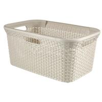 Curver style wasmand 45 l vintage wit