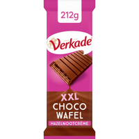 Verkade Wafelreep Melk/Hazelnoot 212 g bij Jumbo