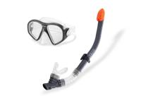Intex 55648 aquaflow sport reef rider duikbril en snorkel grijs