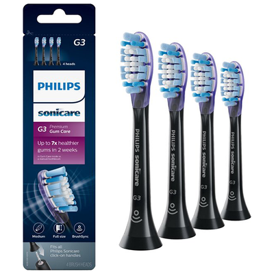 Philips Sonicare G3 Premium Gum Care HX9054/33 Black - 4 stuks