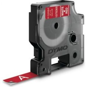 DYMO 1978366 Wit op rood D1 labelprinter-tape