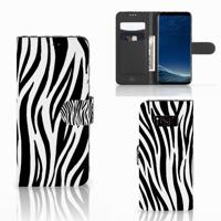 Samsung Galaxy S8 | Telefoonhoesje | Met pasjeshouder | Zebra Samsung Galaxy S8 | Telefoonhoesje | Met pasjeshouder | Zebra