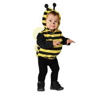 Verkleed pakje voor peuters - bijtje - zwart/geel gestreept - carnaval verkleedkleding Verkleed pakje voor peuters - bijtje - zwart/geel gestreept - carnaval verkleedkleding