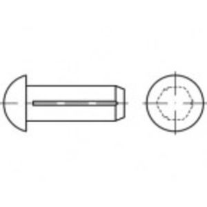 TOOLCRAFT TO-5439030 Halfronde kerfnagel 2 mm Staal 500 stuk(s)