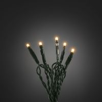 Mini LED kerstverlichting voor binnen 50 lampjes mat warm wit 6 meter