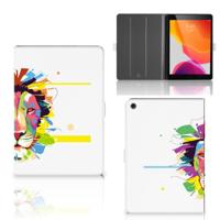 iPad 10.2 2019 | iPad 10.2 2020 | 10.2 2021 Hippe Tablet Hoes Lion Color iPad 10.2 2019 | iPad 10.2 2020 | 10.2 2021 Hippe Tablet Hoes Lion Color