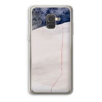 Stone White: Samsung Galaxy A8 (2018) Transparant Hoesje
