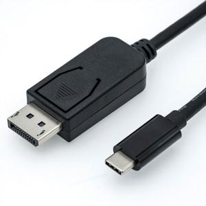 ROLINE 11.04.5846 video kabel adapter 2 m DisplayPort USB Type-C Zwart
