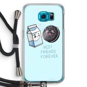 Best Friend Forever: Samsung Galaxy S6 Transparant Hoesje met koord