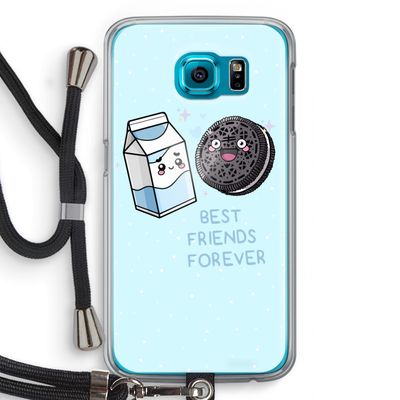 Best Friend Forever: Samsung Galaxy S6 Transparant Hoesje met koord