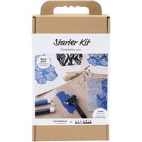 Creativ Company Starter hobbyset blokdrukken, 1 doos Creativ Company Starter hobbyset blokdrukken, 1 doos