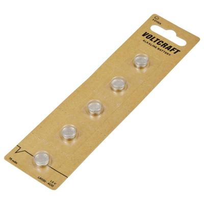 VOLTCRAFT LR1130 Knoopcel 1.5 V 75 mAh Alkaline AG10 5 stuk(s)