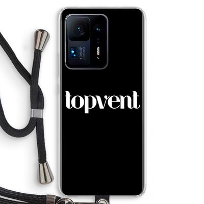 Topvent Zwart: Xiaomi Mi Mix 4 Transparant Hoesje met koord