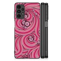 Samsung Galaxy A13 4G Leuk Telefoonhoesje Swirl Pink