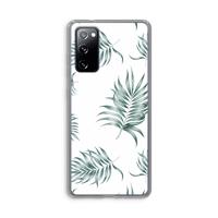 Simple leaves: Samsung Galaxy S20 FE / S20 FE 5G Transparant Hoesje