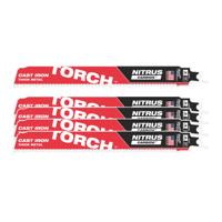 Milwaukee Heavy Duty TORCH™ met Nitrus Carbide™ | TCT TORCH NITRUS 230mm x 10 Tpi | 5 pc - 48476552