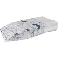 Depa Zak | Viszak | Ersatzpapier | 1 pond | 14/ 4x32cm | Waves | wit/blauw | 10 kg