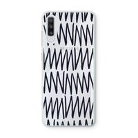 Marrakech Zigzag: Samsung Galaxy A70 Transparant Hoesje Marrakech Zigzag: Samsung Galaxy A70 Transparant Hoesje