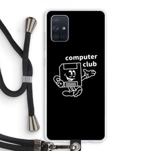 Floppyhead: Samsung Galaxy A71 Transparant Hoesje met koord