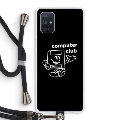 Floppyhead: Samsung Galaxy A71 Transparant Hoesje met koord