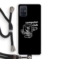 Floppyhead: Samsung Galaxy A71 Transparant Hoesje met koord